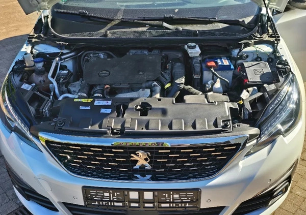 Peugeot 308 cena 48900 przebieg: 144000, rok produkcji 2019 z Rzeszów małe 407